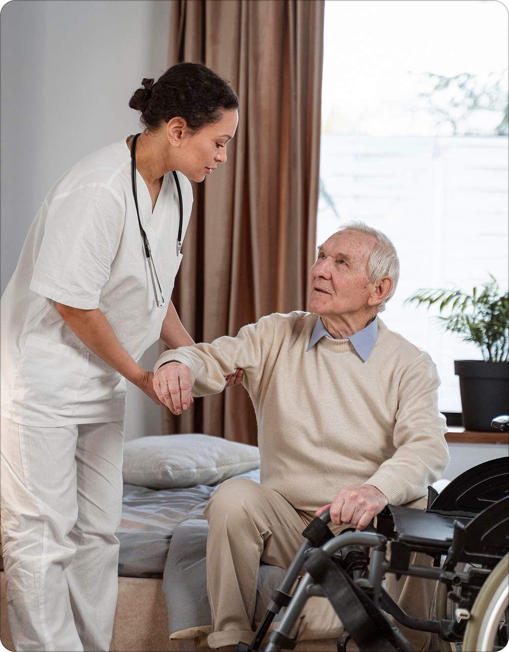 Doctor Helping Patient